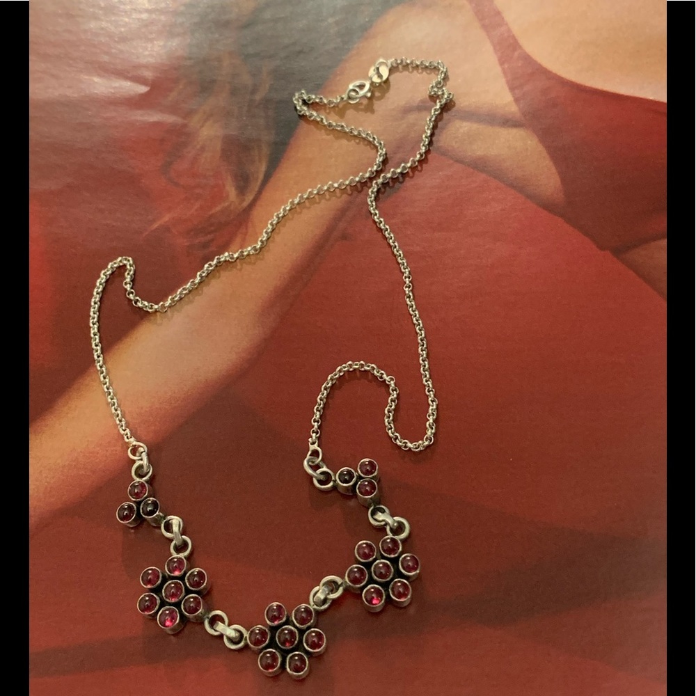 Silver Italian necklace